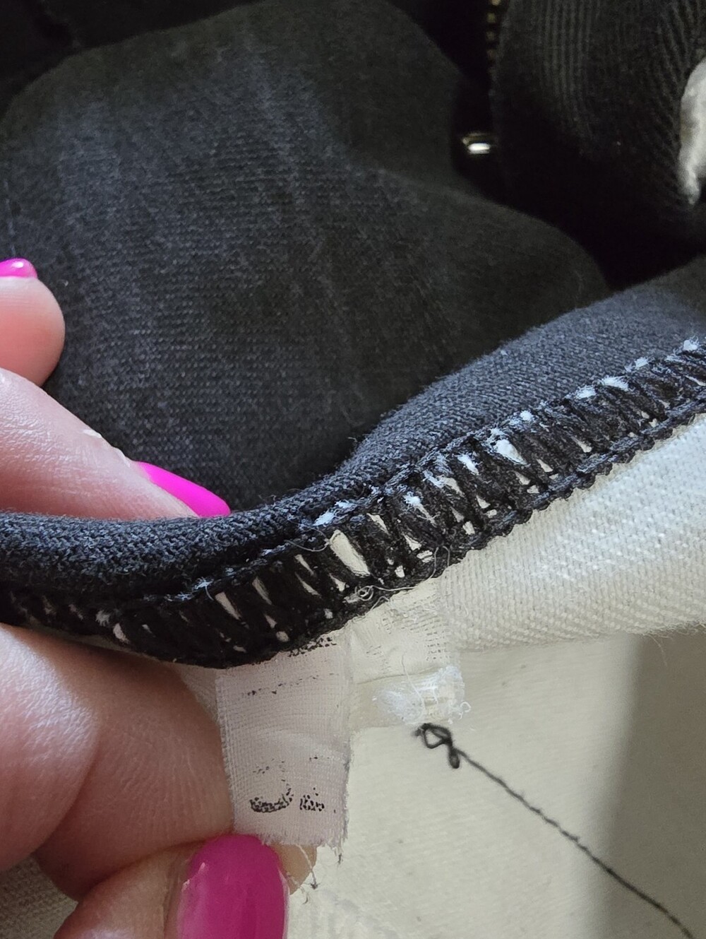 Unisex Tiger of London Black and White Zippered Jeans - Picture 16 of 16
